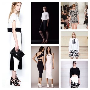 Clockwise from left: Proenza Schouler, Lanvin, Chanel, Chloe, Jason Wu, and Burberry Prorsum